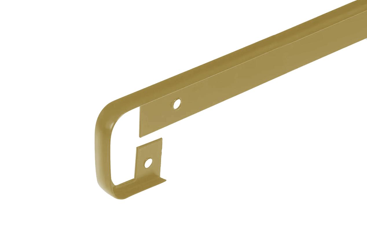 Щелевая Т-образная планка для столешницы 38мм (золото) Кухня (золото матовое)