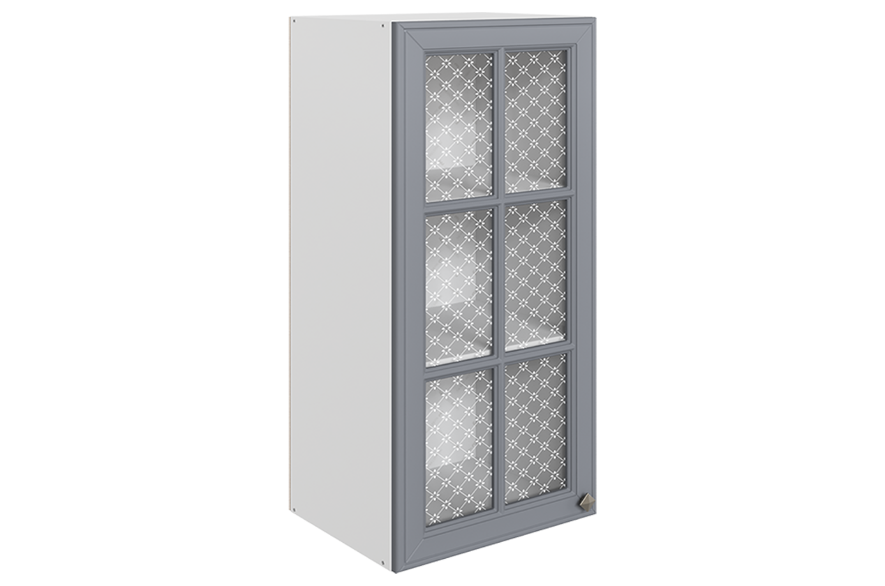 Мишель Шкаф навесной L400 Н900 (1 дв. реш.) (эмаль)