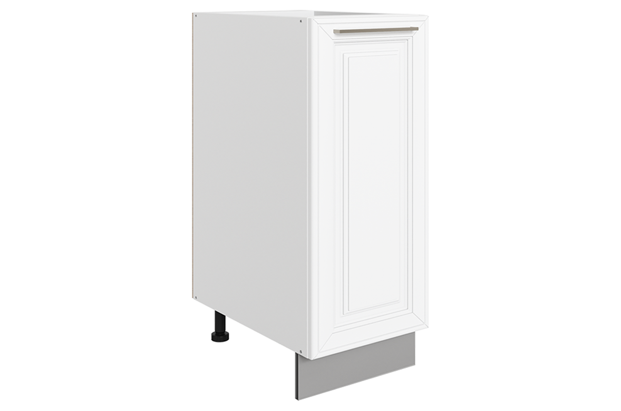 Мишель Шкаф рабочий L300 B500 (1 дв. гл.) (эмаль) (белый/белый)