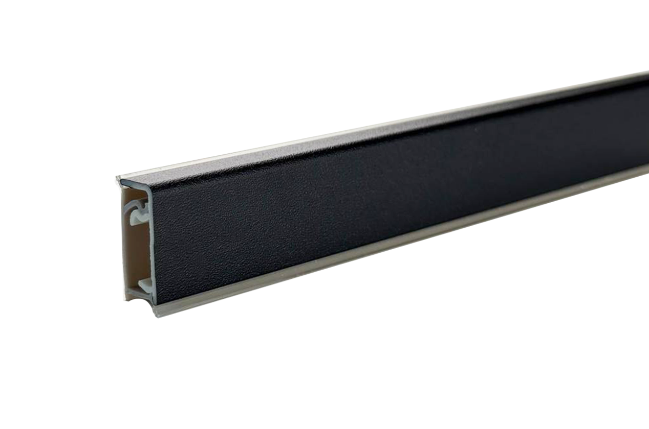 Плинтус Квадро 12х25 L3000 Кухня (черный)