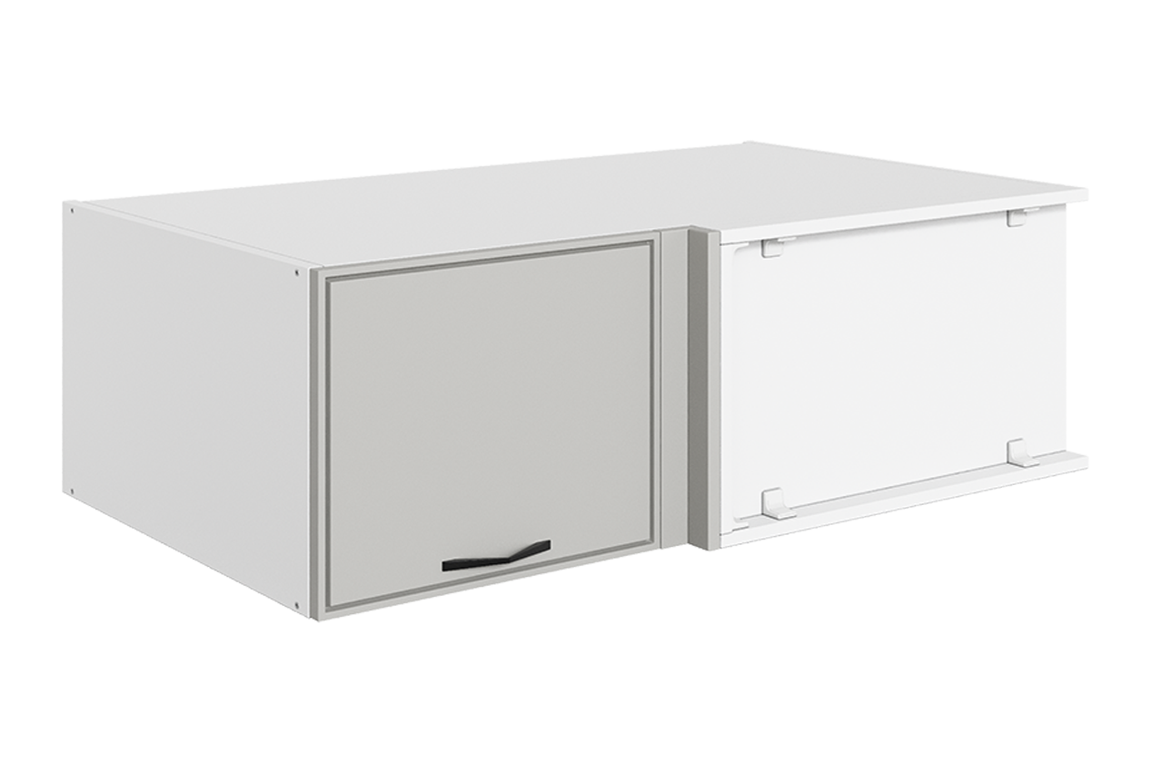 Монако Шкаф навесной антресоль угл. L1000х600 Н360 (1 дв. гориз.)