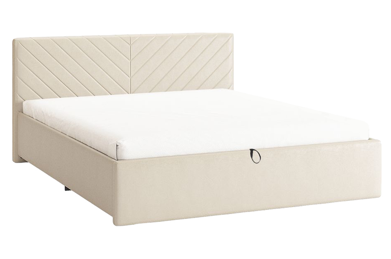 Кровать с подъемным механизмом Сандра 2 160х200 см (крем (велюр))
