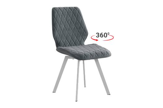 Стул Орион Т2П (графит (велюр)/белый)