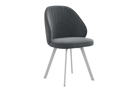 Стул Монарх Т2 (графит (велюр)/белый)