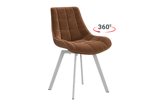 Стул Монти Т2П (беж (велюр)/белый)