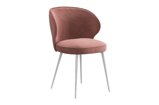 Стул Гудвин Т1 (вереск (велюр)/белый)