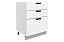 Джаз Шкаф рабочий L600 B500 Слим (3 ящ.) (эмаль)