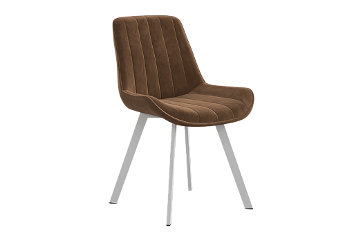 Стул Лари Т2 (беж (велюр)/белый)