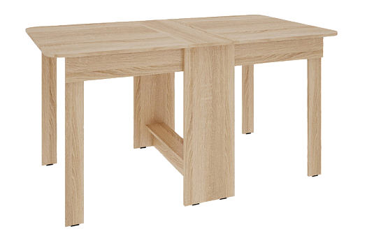 Стол-книжка раскладной ПВХ (дуб сонома)