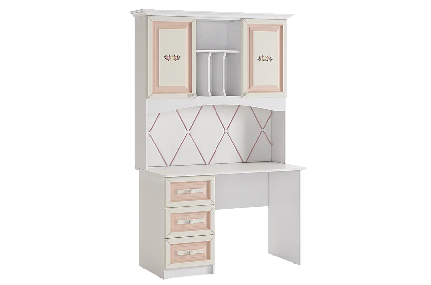 Стол Алиса К1 (белый/крем)