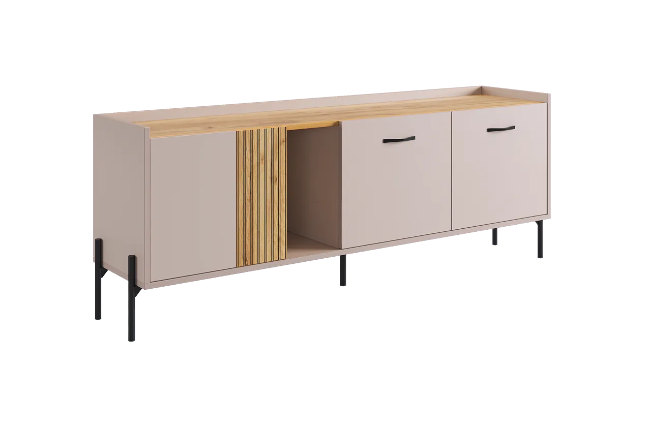 Доминика Тумба 2 (кашемир/дуб крафт золотой)