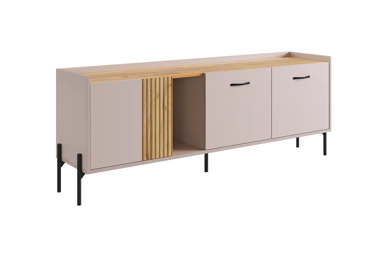 Доминика Тумба 2 (кашемир/дуб крафт золотой)