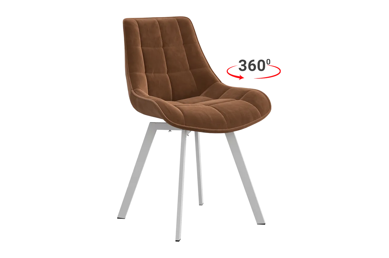 Стул Монти Т2П (беж (велюр)/белый)