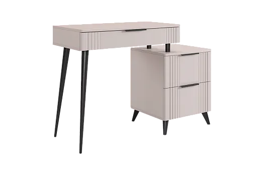 Катрин Туалетный столик (без зеркала) (кашемир/фрапучино матовый)