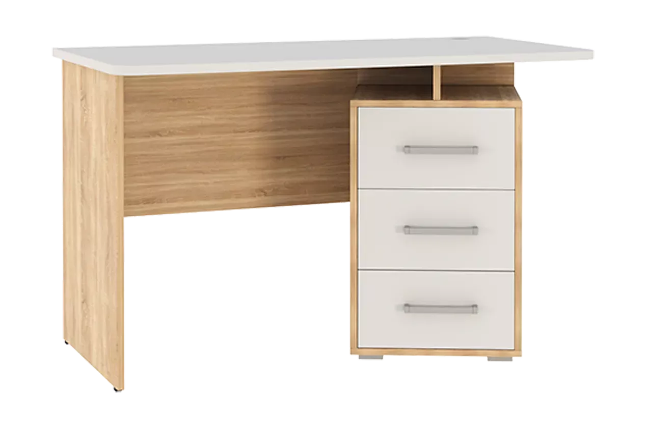 Лайт-2 Стол компьютерный 1200 (дуб сонома/белый)