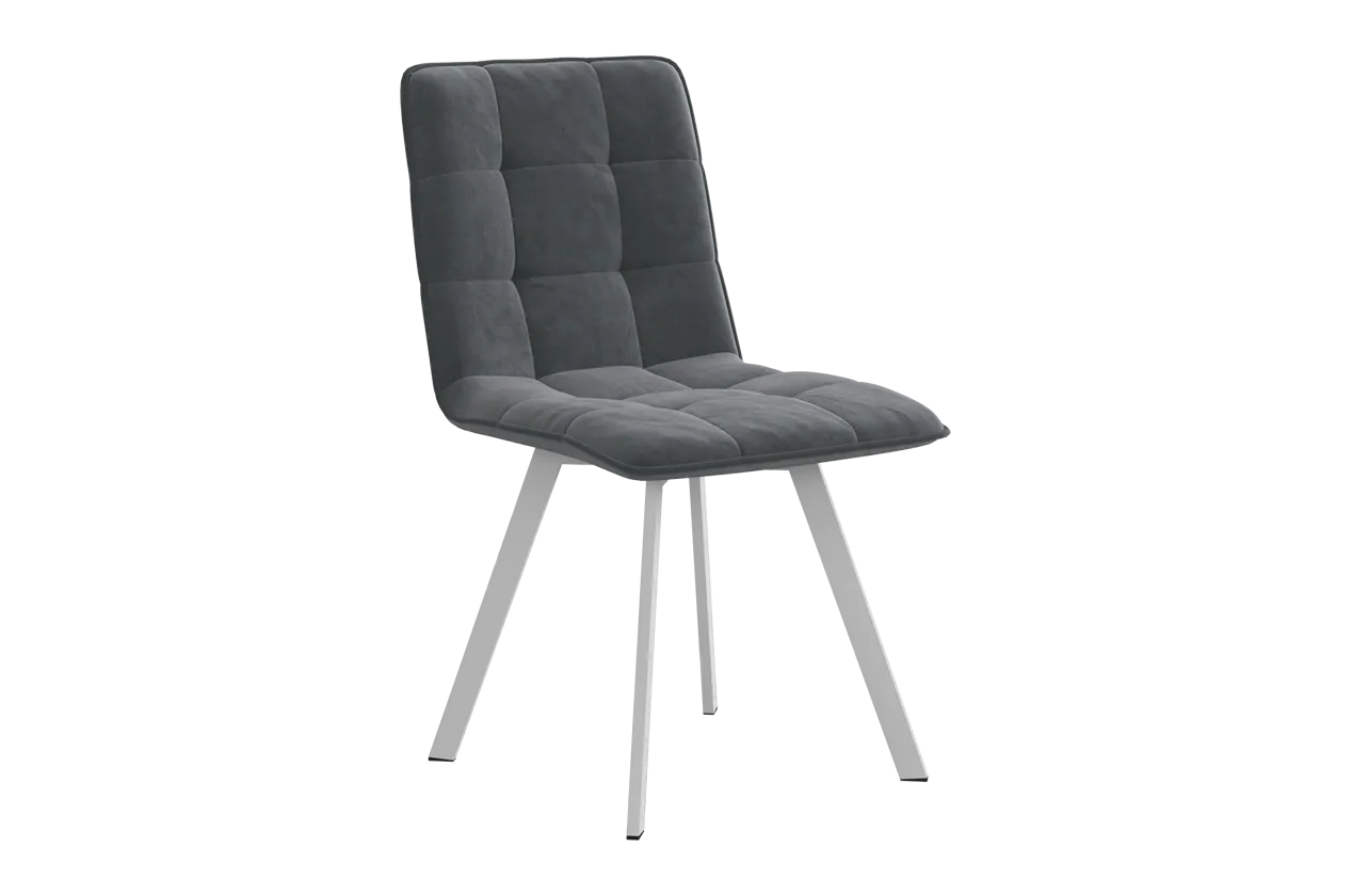 Стул Марсель Т2 (графит (велюр)/белый)