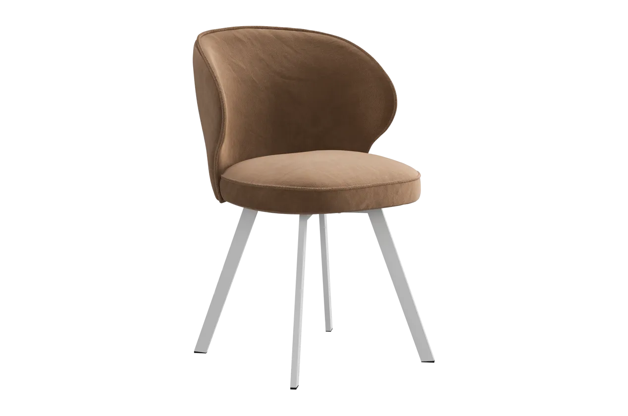 Стул Гудвин Т2 (беж (велюр)/белый)