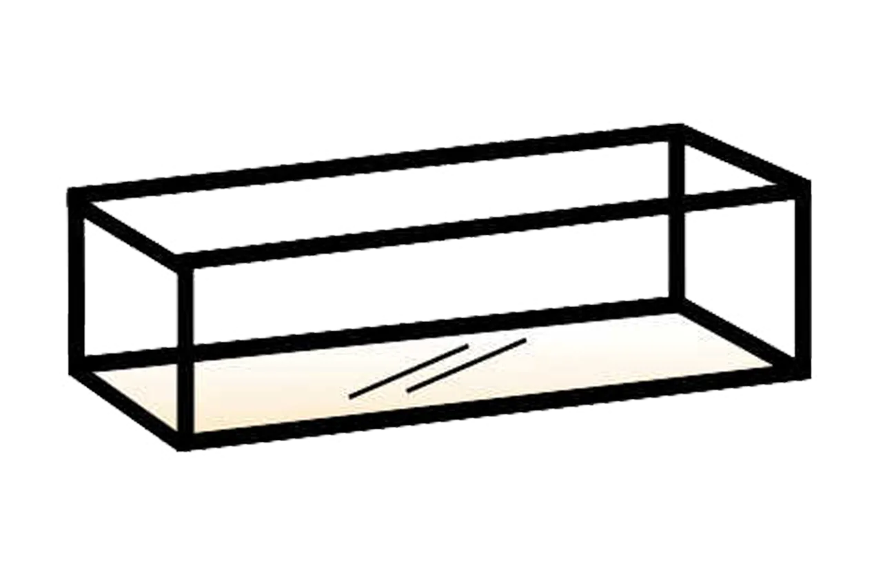 Шкаф навесной из профиля L400 H180 Кухня
